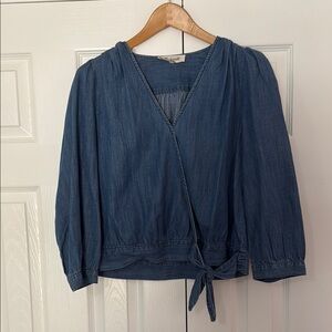 Madewell denim top